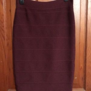 Romeo & Juliet Couture purple pencil skirt